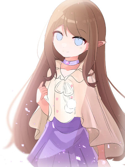 A little art done by mama Mituse of me in a cute little coat I liked on Twitter.